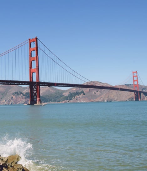 The Golden Gate Bridge in San Francisco, California