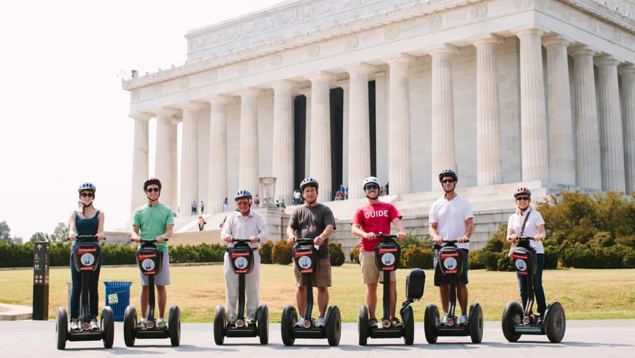 Washington Dc, National Mall Segway, Highlights, Washington-Dc-National-Mall-Segway-Lincoln.