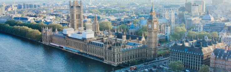 A view of the London skyline