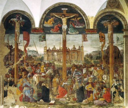 The Cruxifixion by Giovanni Donato da Montorfano