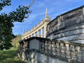 architecture near the bridge of spies in Potsdam