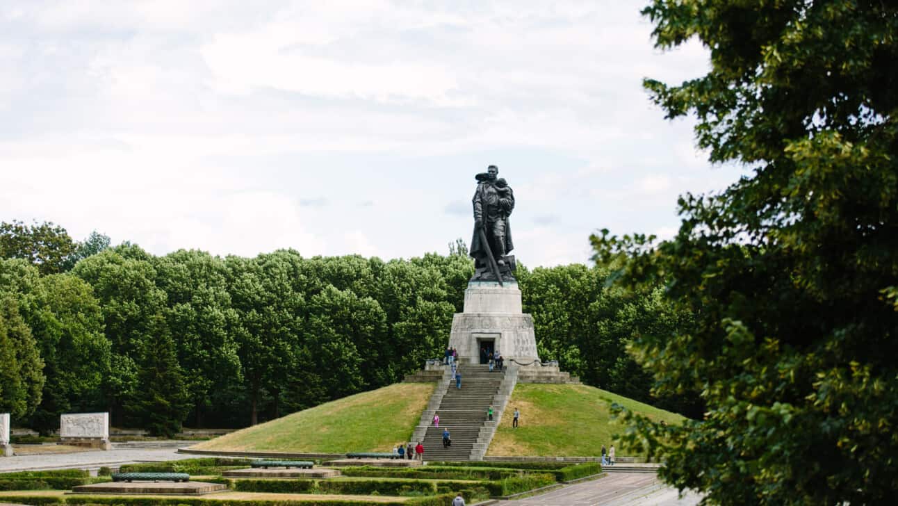 The Soviet War Memorial in Treptower Park, Berlin, Germany