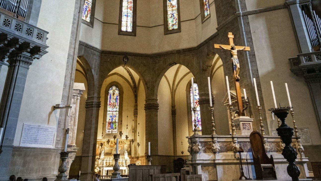 The interior of the Florence Duomo