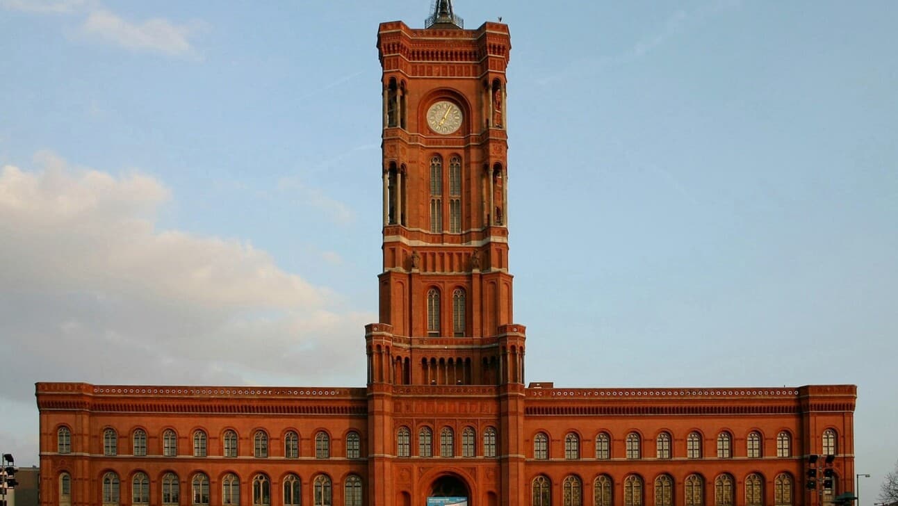 The Rotes Rathaus in Berlin, Germany