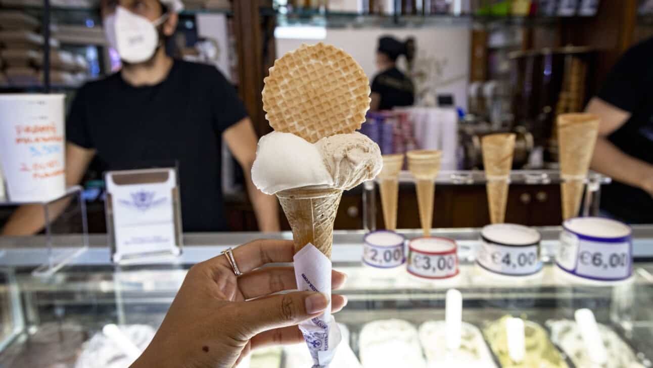An artisan Italian gelato