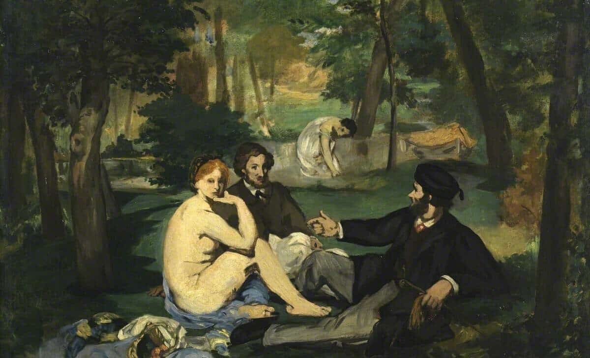 Déjeuner sur l'herbe by Manet, in the Musée d'Orsay
