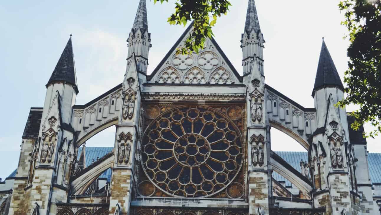 Westminster Abbey in London, England