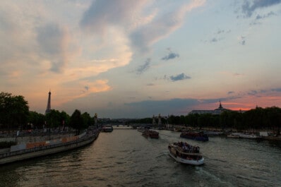 The river Seine in Paris, France