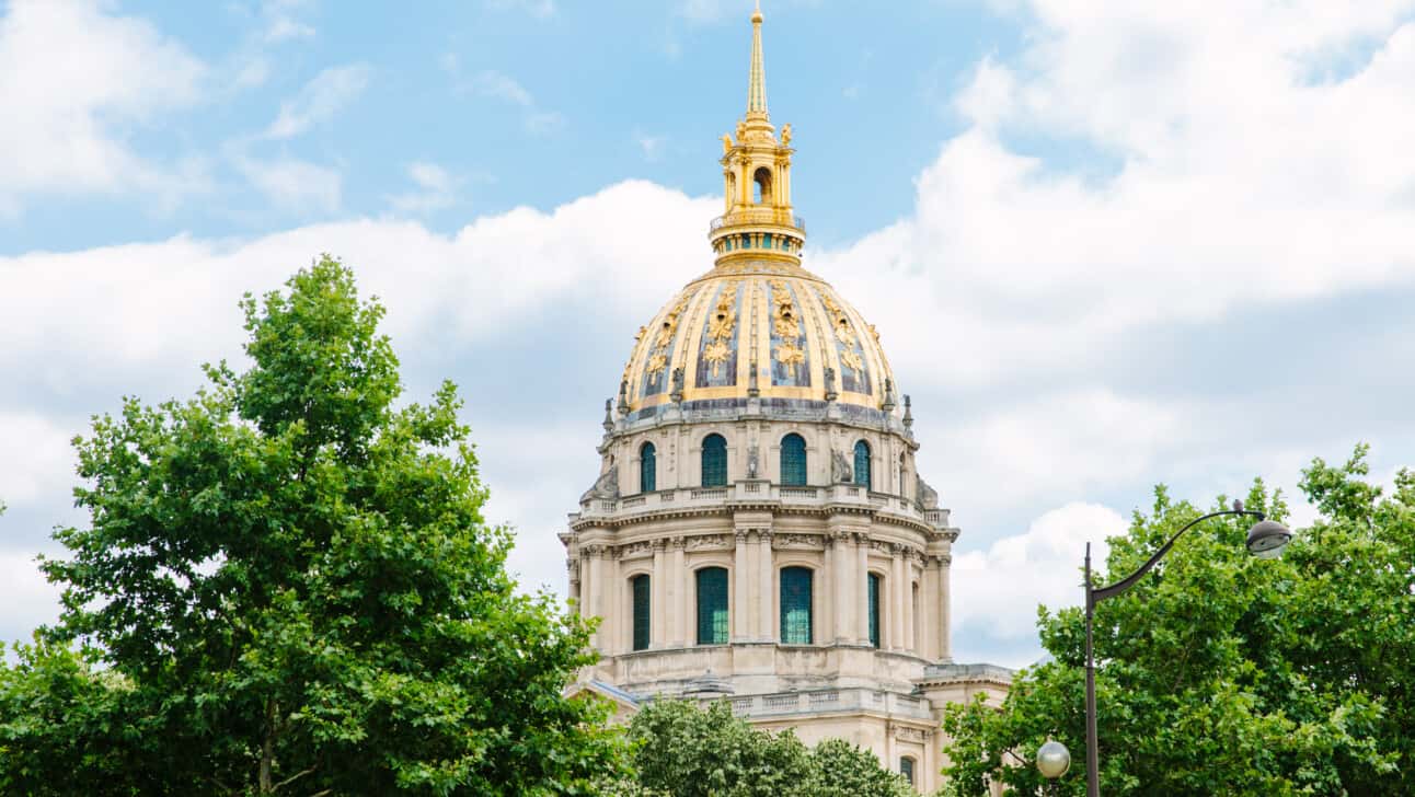 Napoleon's Tomb (the Dome Church) in Paris, France