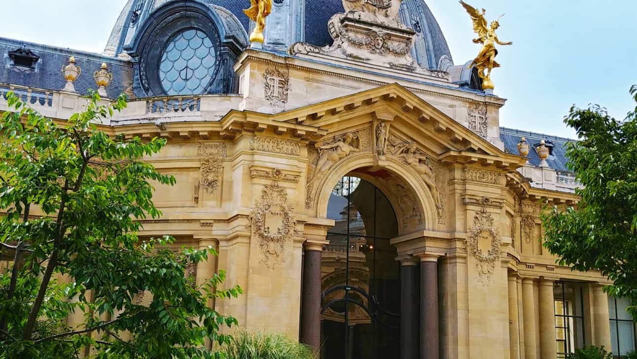 The Petit Palais in Paris surrounded by greenery