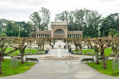 Fountains in the Golden Gate Park in San Francisco