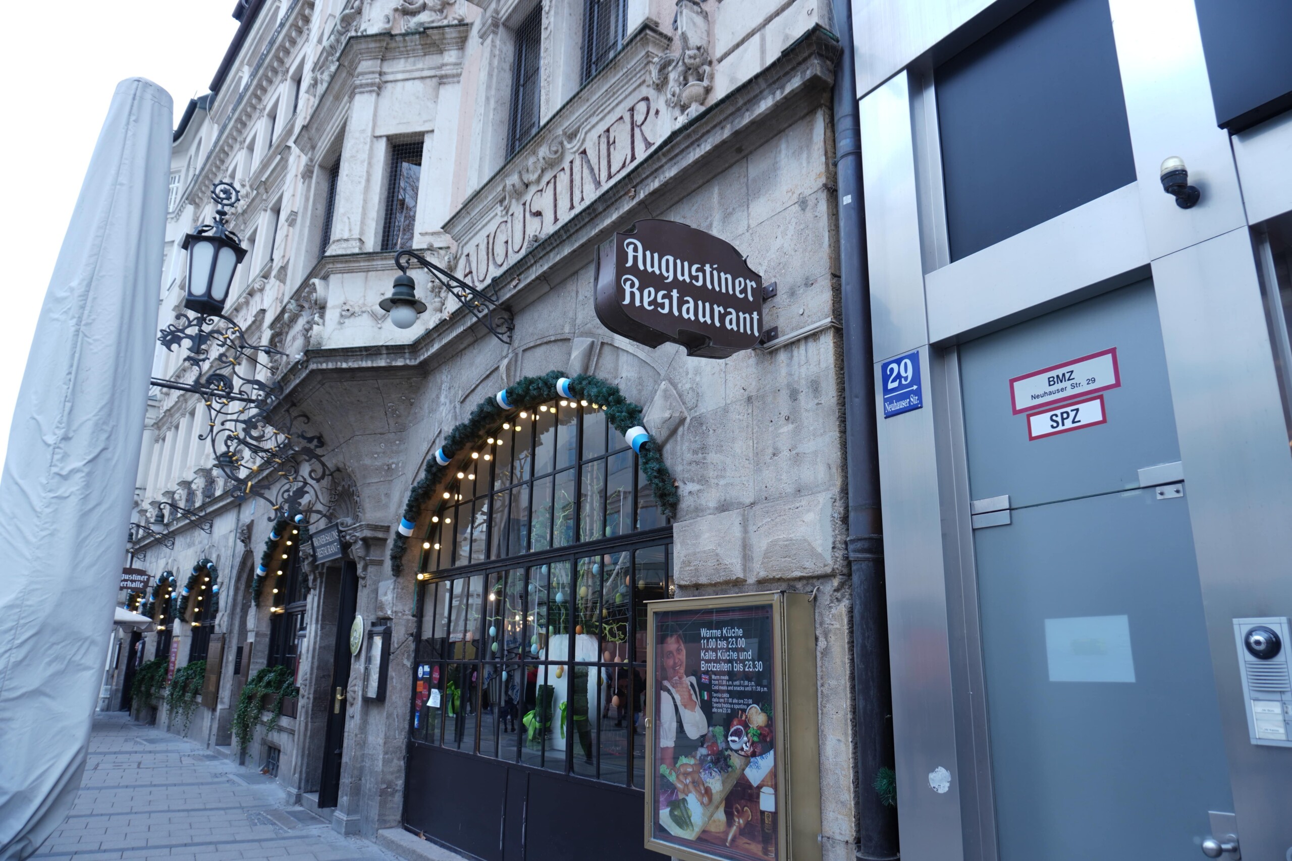 The Augustiner Restaurant in Munich