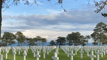 US Cemetery in Normandy, France