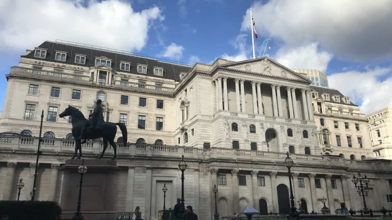 The Bank of England in London