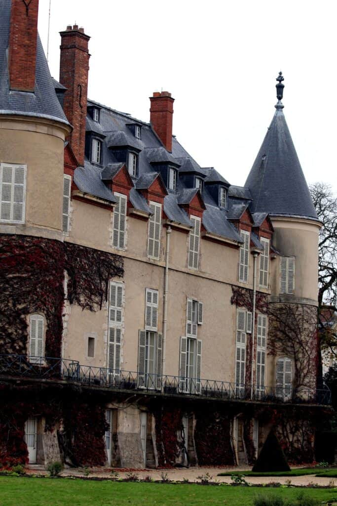 Château de Rambouillet exterior view featuring turrets
