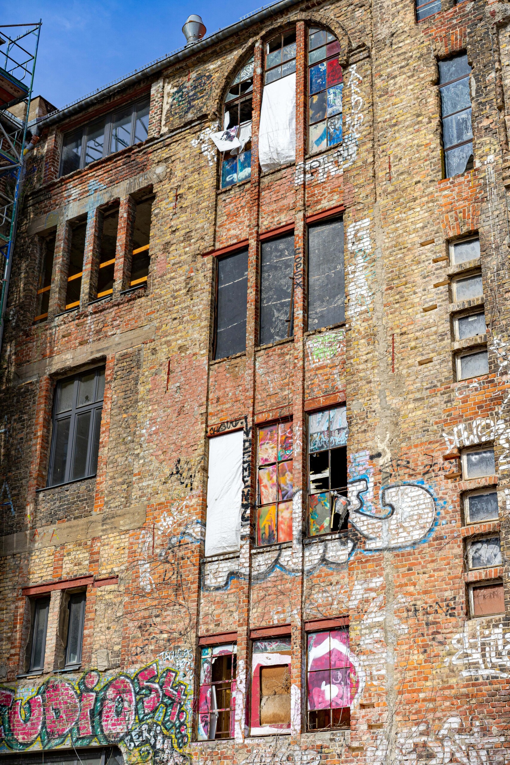 An old building in Tacheles / Orainienburgerstr. Berlin, Germany