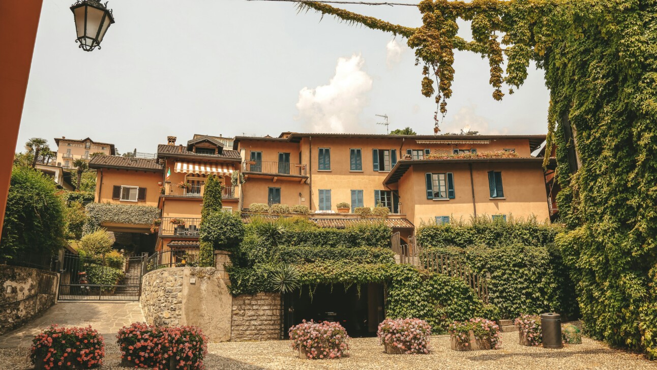 A house in the village of Bellagio along Lake Como