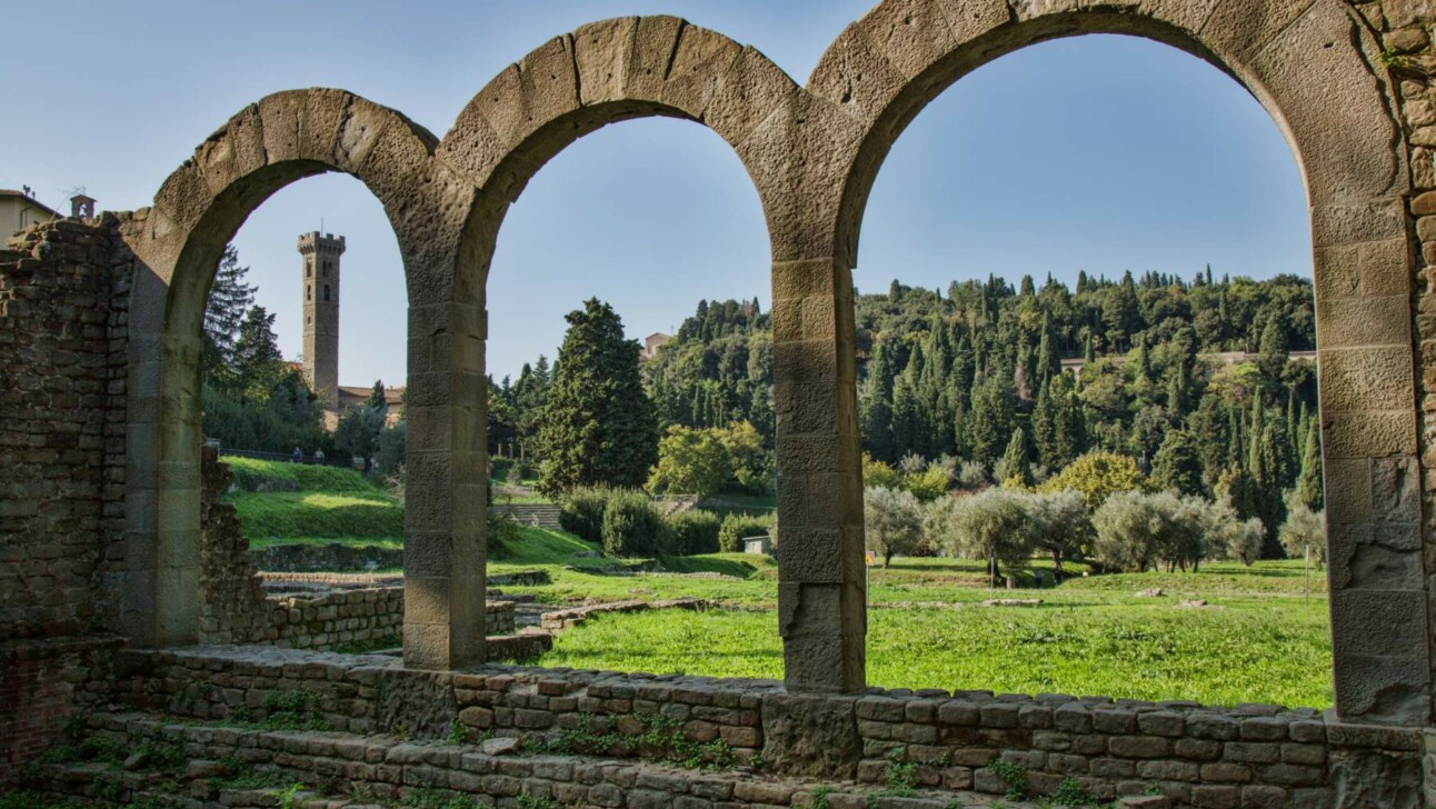 Roman ruins in Fiesole